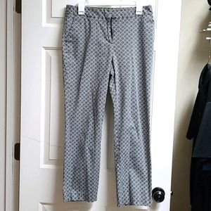 Mint Green, Black, And White Dress Pants